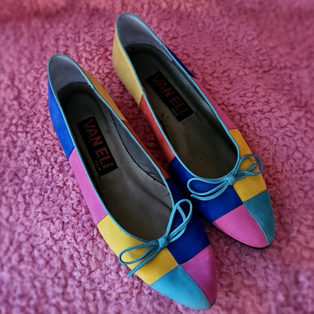 Rainbow Vaneli suede ballet flats